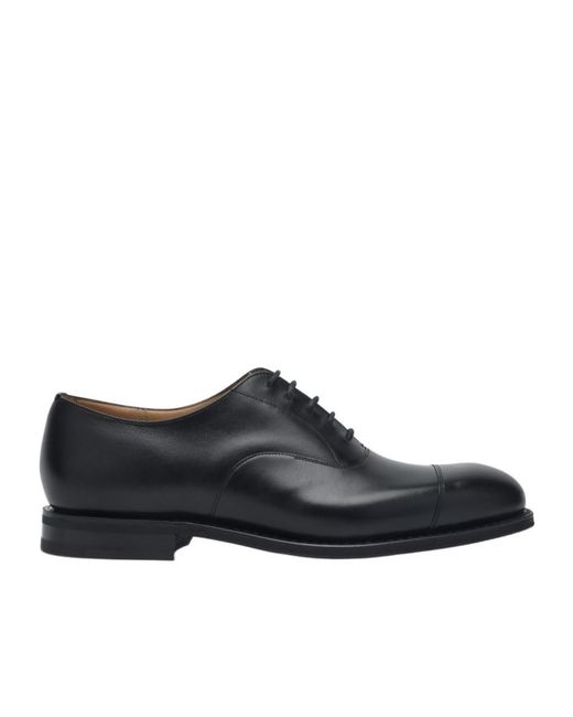 Church's Black Laced Oxfords for men