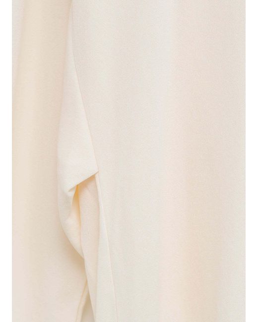 Jacquemus White Long-Sleeved Dress