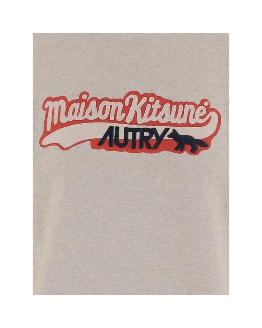 Maison Kitsuné Gray X Autry Collaboration Sweatshirt for men
