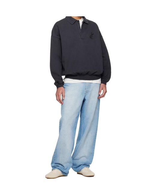 Fear Of God Black Classic Polo Sweater for men