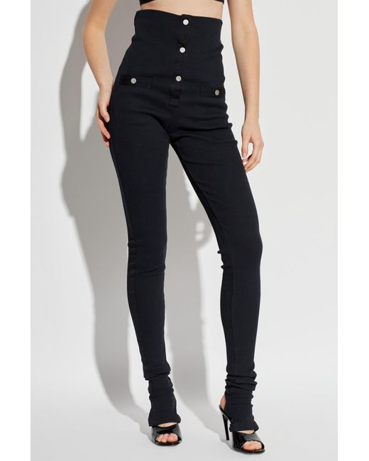The Attico Blue The High Waist Trousers for men