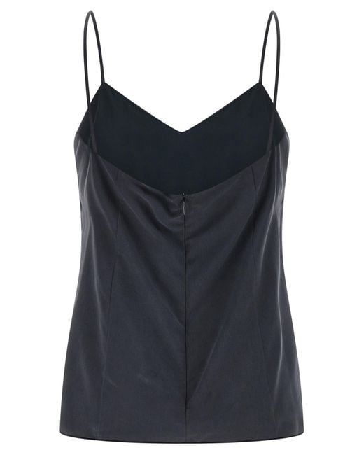 Max Mara Blue 'Mxmunghia' Top