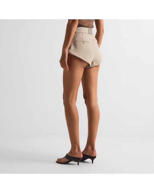 Magda Butrym Natural Shorts 04 Tailored