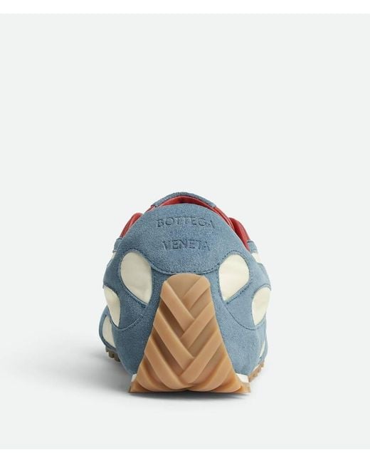 Bottega Veneta Blue Orbit Flash Low-Top Sneakers for men