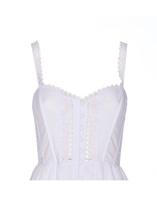 Charo Ruiz White Lenora Short Dress