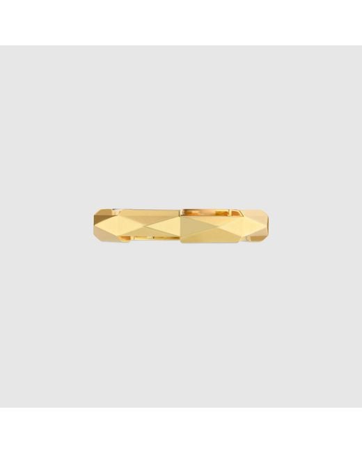 Gucci Metallic Link To Love 18K Studded Ring