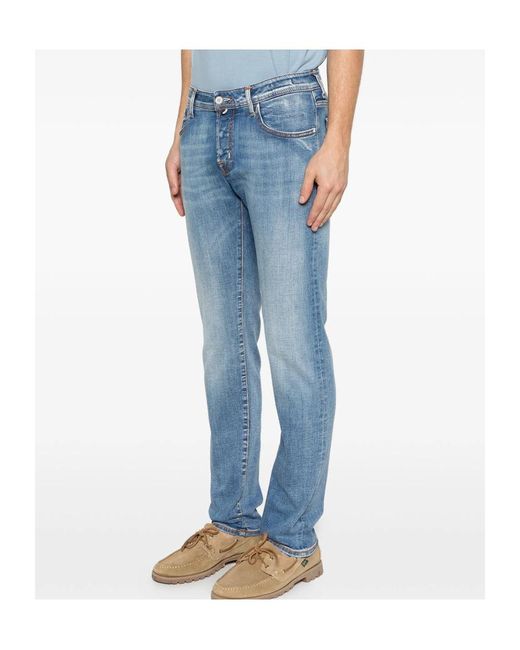 Jacob Cohen Blue Nick Slim Jeans for men