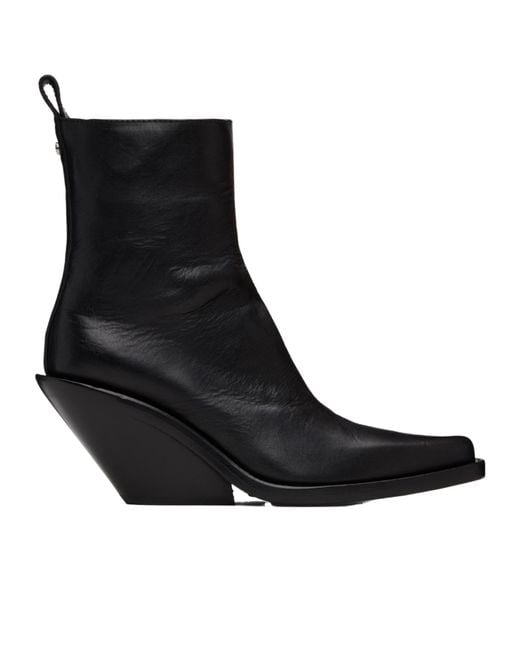 Ann Demeulemeester Black Larisa Ankle Boots