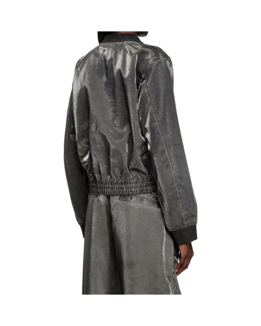 DIESEL Gray Host Bomber Jacket