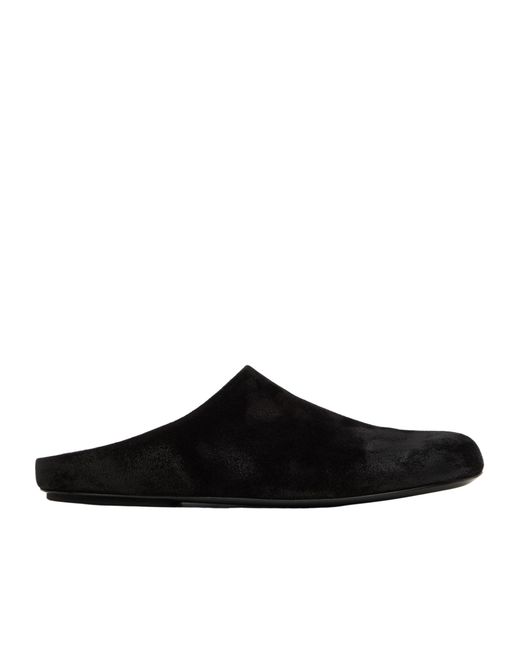 Marsèll Black Round Toe Mules for men