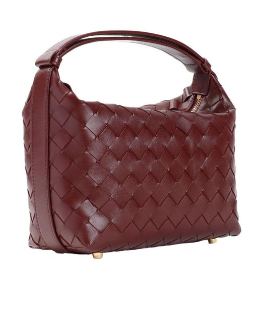 Bottega Veneta Red Wallace Mini Shoulder Bag