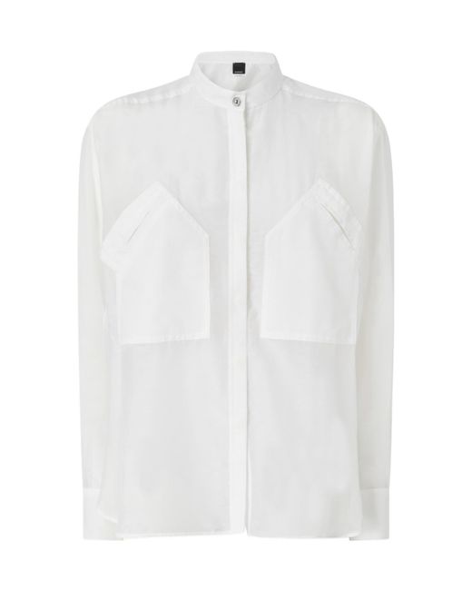 Pinko White Button-Down Shirt