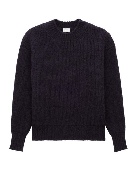 Saint Laurent Blue Oversized Chunky Knit Jumper