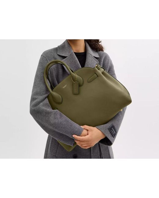 COACH Green Soft Empire Carryall Bag 40