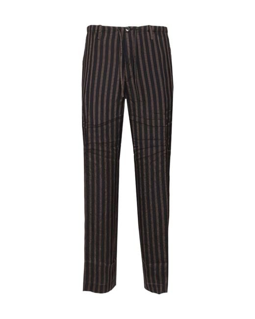 Dries Van Noten Black Tailored Trousers for men