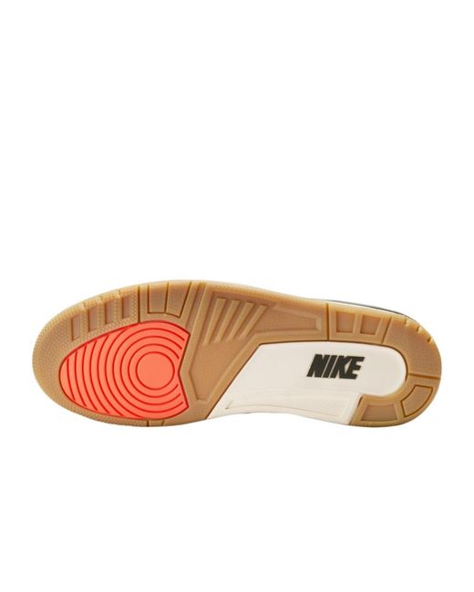 Nike Green Air Jordan 3 Retro Suede Sneaker for men