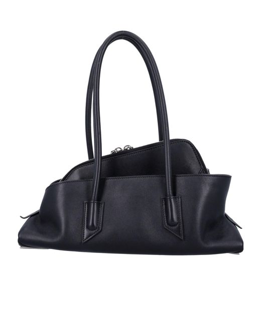 The Attico Black The La Passeggiata Asymmetric Tote Bag