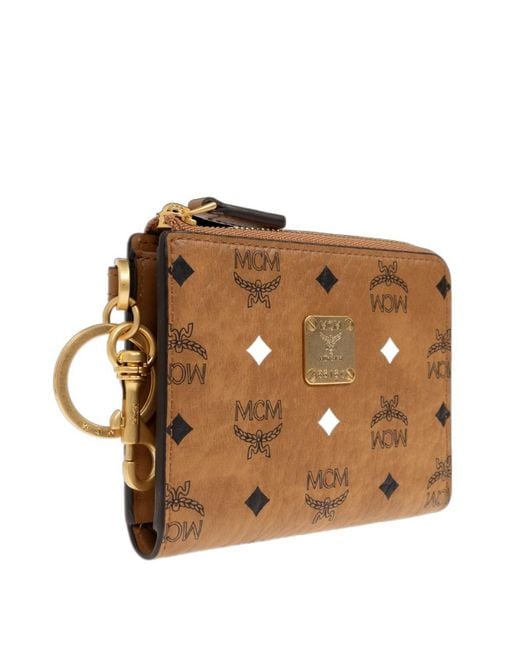 MCM Brown Logo Wallet