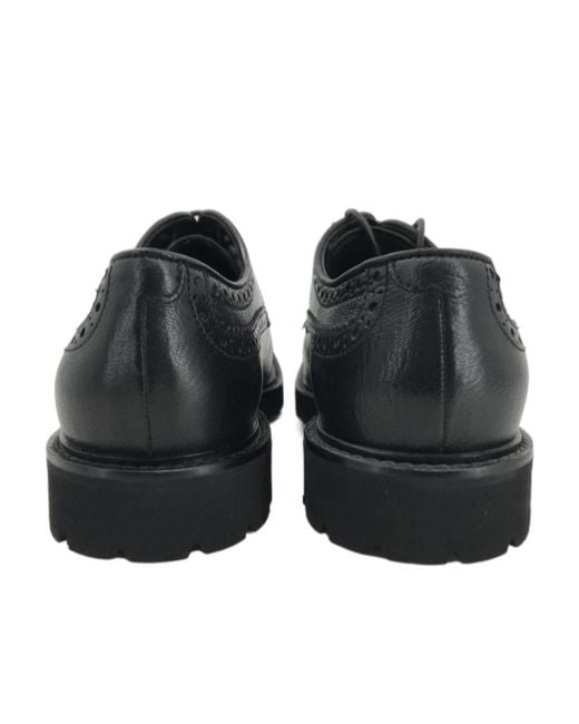 Emporio Armani Black Logo Business Casual Shoes for men