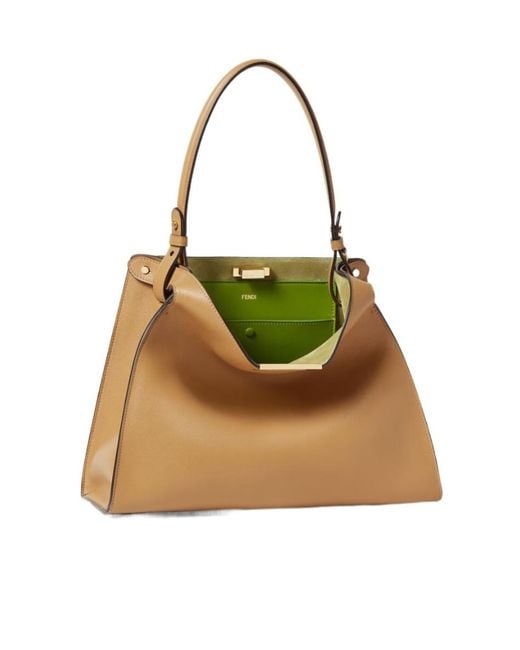 Fendi Orange Way Medium Tote Bag