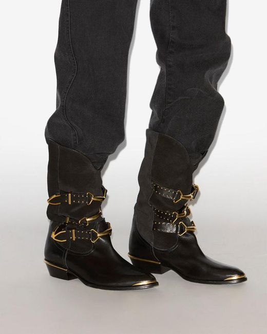Isabel Marant Black Mexia Boots