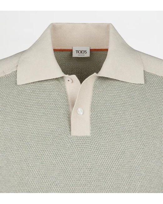 Tod's Multicolor Logo-Detail Polo Shirt for men