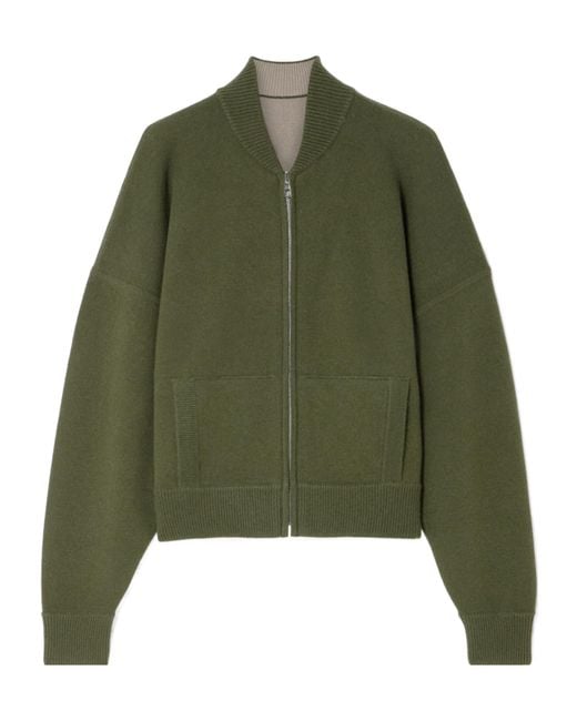 arch4 Green Long-Sleeved Cardigan