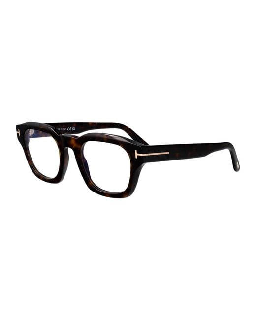 Tom Ford White Eyewear Square Frame Glasses for men