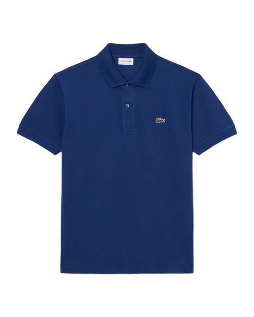 Lacoste Blue Classic Fit L.12.12 Original Polo Shirt for men