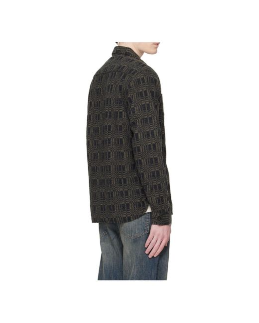RRL Black Long-Sleeved Shirt for men