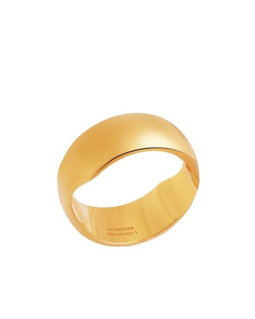 Balenciaga Metallic Double Brass Ring