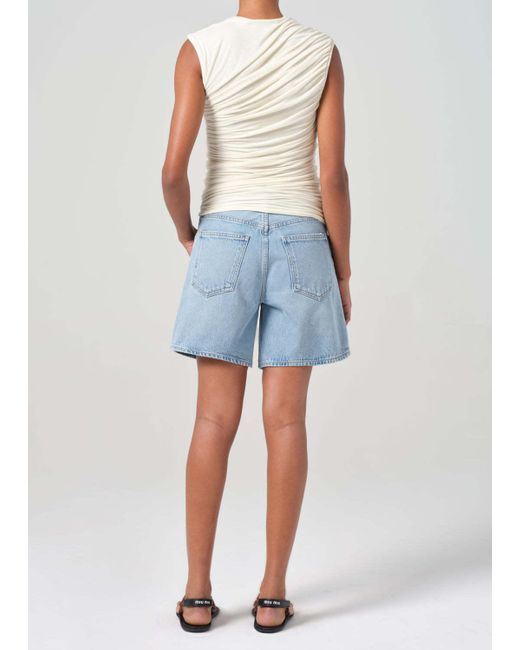 Agolde Blue Dame Shorts