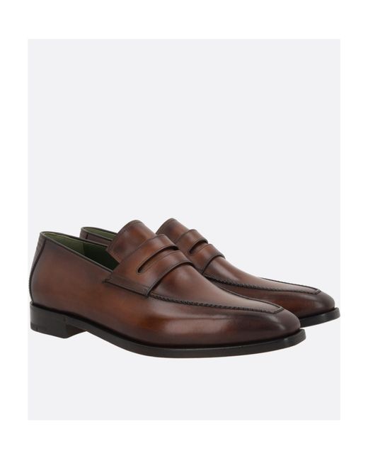 Berluti Brown Slip-On Loafers for men