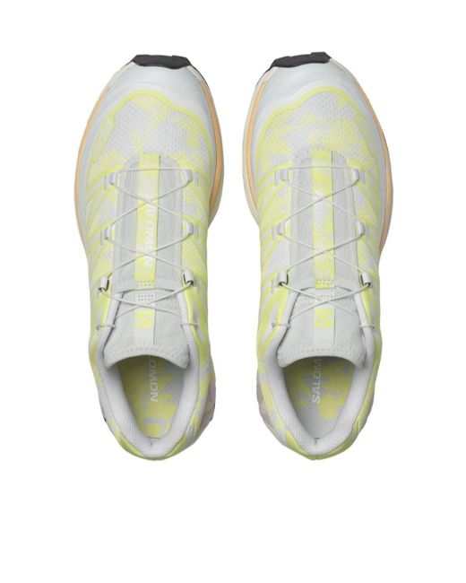 Salomon Lab Green Xt-6 Alpen Blossom Panelled Sneakers for men