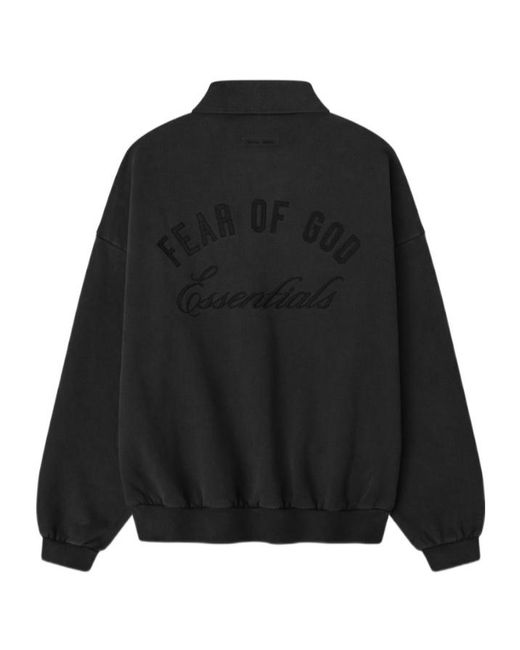 Fear Of God Black Classic Polo Sweater for men