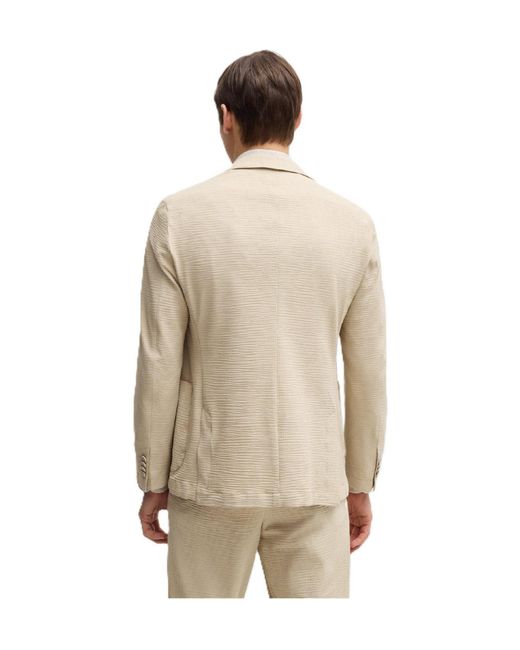 Boss Natural Single-Breasted Blazer for men