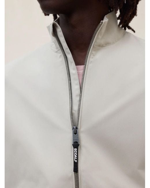 Ecoalf White Pikes Zip-Up Jacket for men