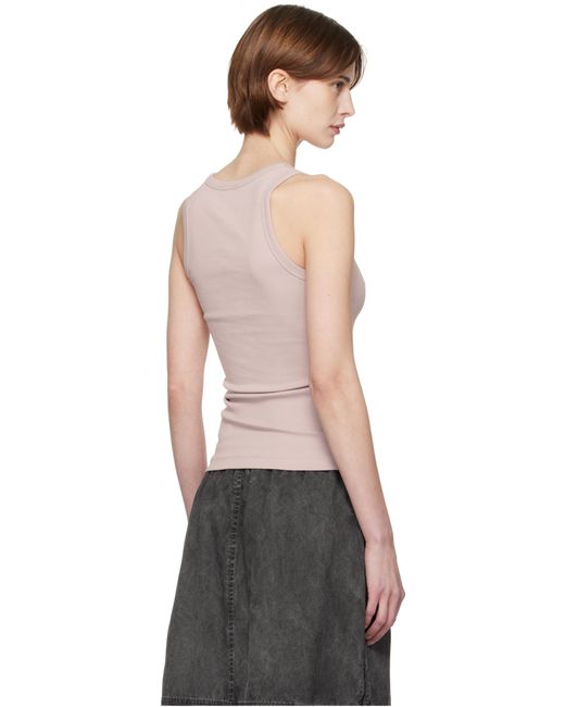 DIESEL Purple T-Anky-D Logo Embroidered Tank Top
