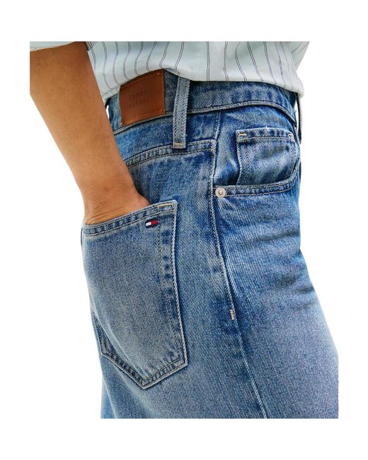 Tommy Hilfiger Blue Wide-Leg Jeans
