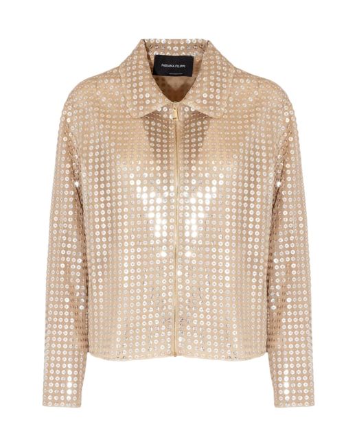 Fabiana Filippi Natural Zipped Jacket