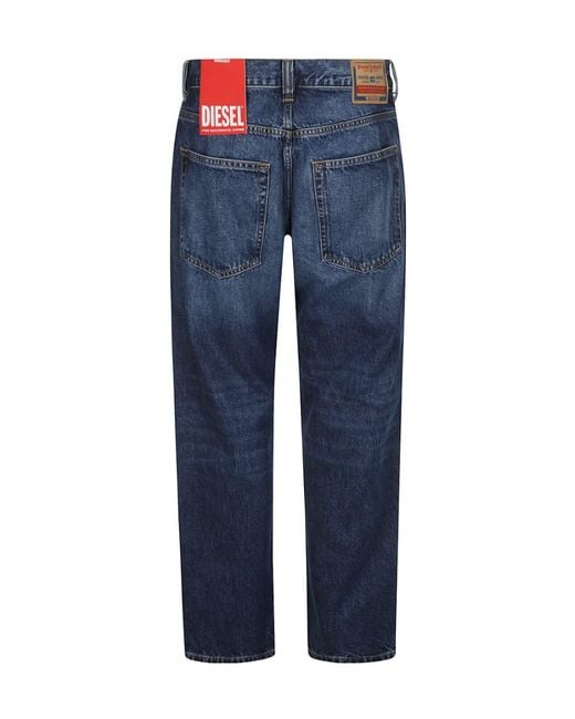 DIESEL Blue 2010 D Macs Straight Leg Jeans for men