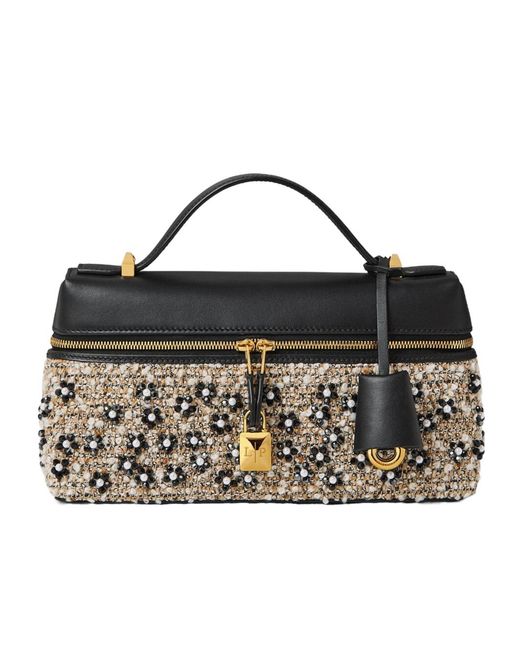 Loro Piana Black Extra Bag L23 Shoulder Bag
