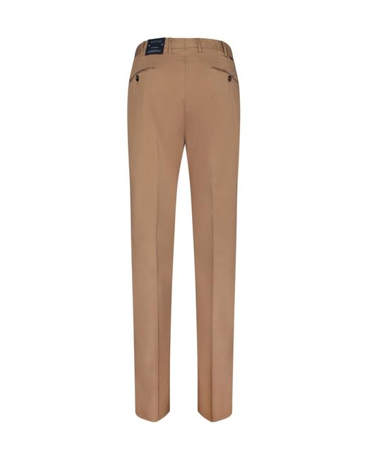 Incotex Natural Premium Fabric Regular Fit Zip Closure Pants for men