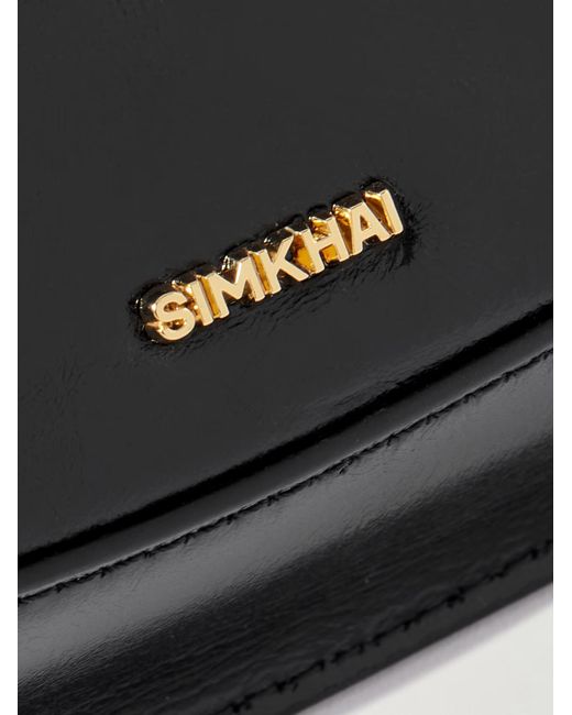 Jonathan Simkhai Black Logan Leather Shoulder Bag