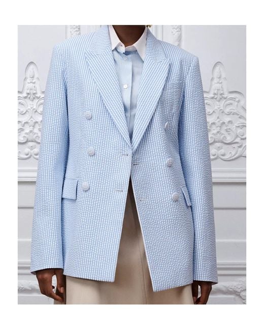 Dior Blue Iviera Fitted Jacket