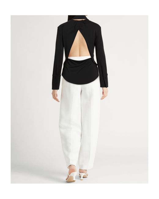 Sportmax Black Long-Sleeved Shirt