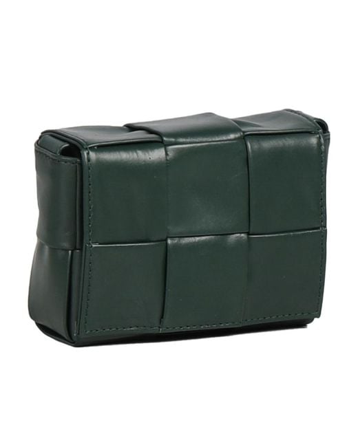 Bottega Veneta Green Mini Cassette Shoulder Bag for men