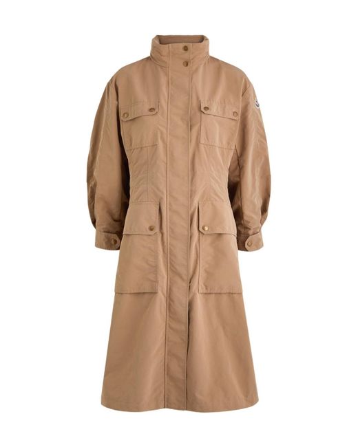 Moncler Natural Nantes Shell Parka