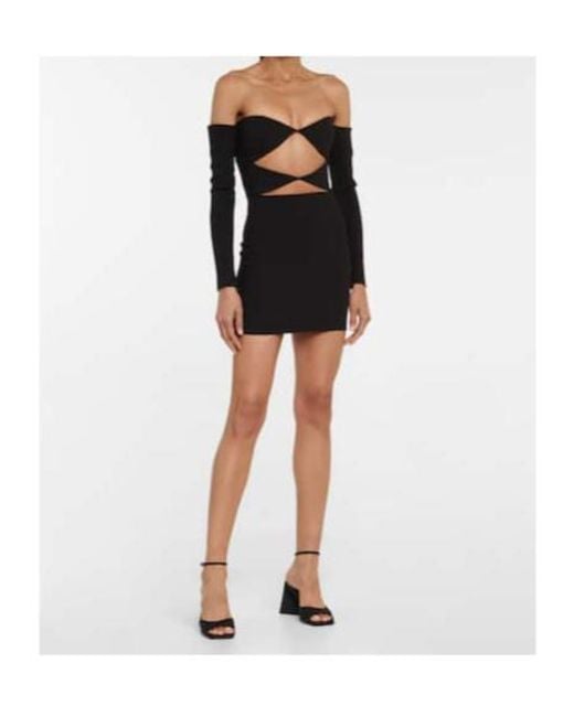 Alex Perry Black Cutout Minidress
