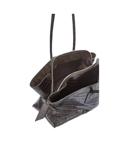 The Attico Black The La Passeggiata Medium Tote Bag